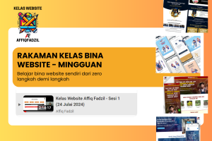 Poster Course Kelas website AF